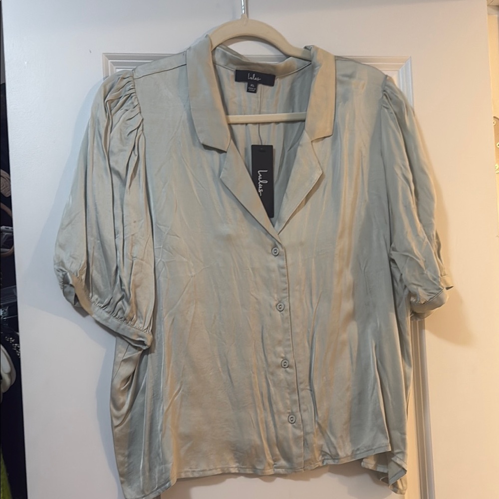 Lulu's Grey Women's Top